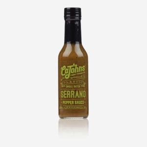 CaJohns Classic Serrano Pepper Hot Sauce