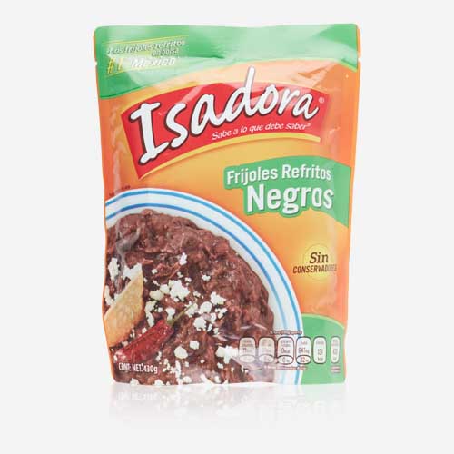 Frijoles Refritos – Refried Beans – Negros – Isadora