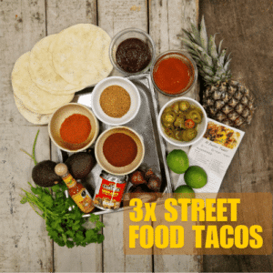 3x Street Food Taco Opskriftskasse